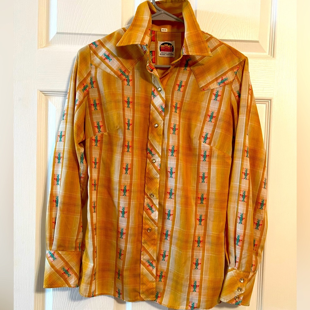 Miller Western Wear Cactus Button-down